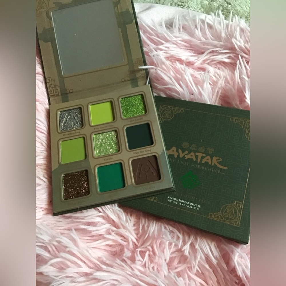New Lethal Cosmetics Avatar The Last Air Bender Earth Eye Shadow Palette In Box